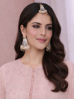 Vamika Earrings & Tikka-Rose Gold
