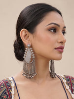 Ramila Earrings-Antique Silver