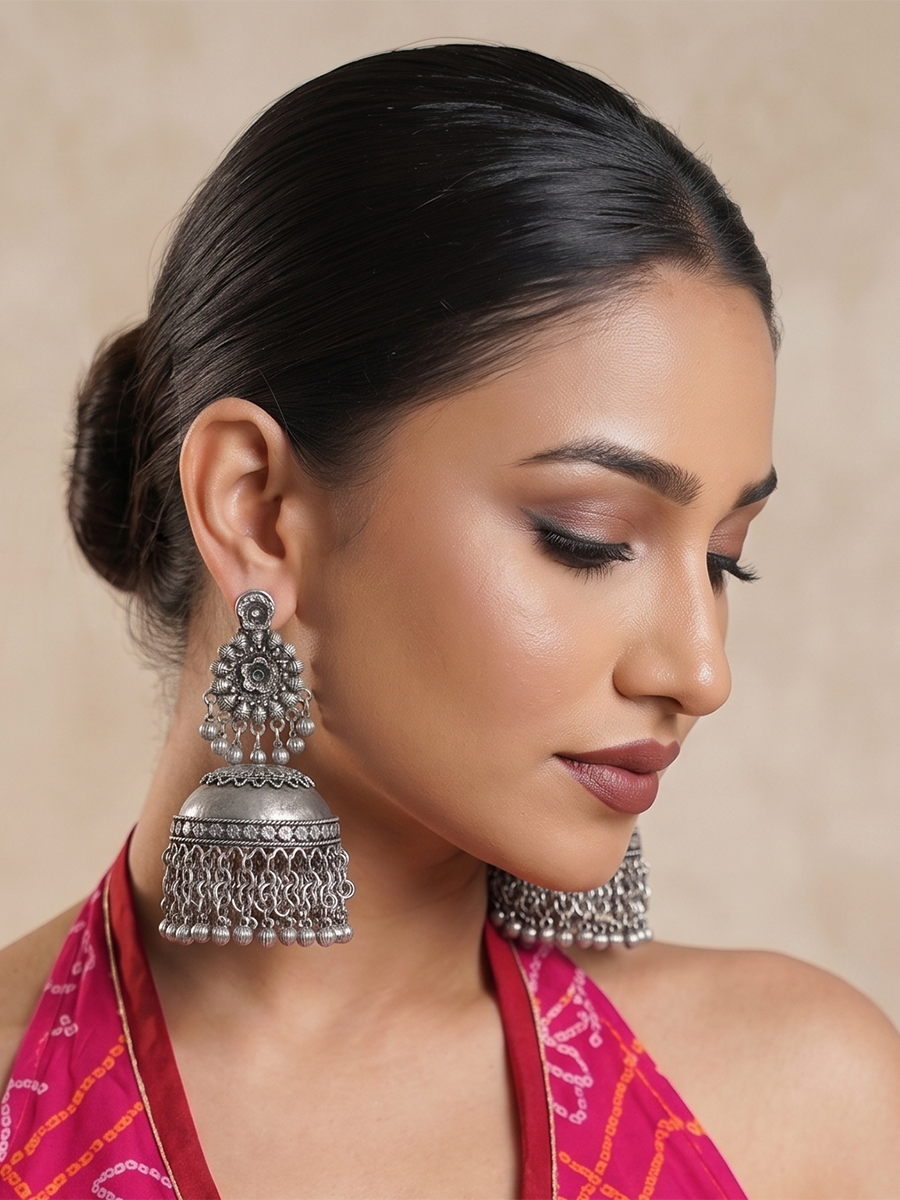 Mayura Jhumka Earrings
