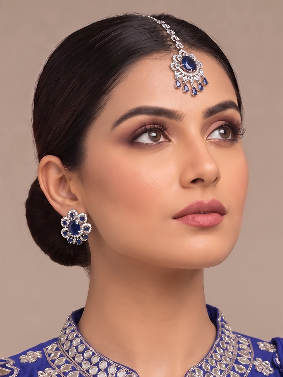Richa Earrings & Tikka-Bule
