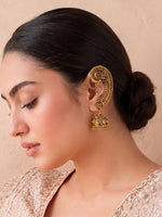 Rashmika Kaanphool Earrings-Gold