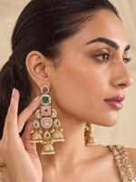 Vihani Jhumki Earrings-Multicolor