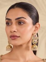 Nirvya Jhumki Earrings-Multicolor