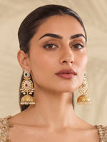 Himangi Jhumki Earrings-Multicolor