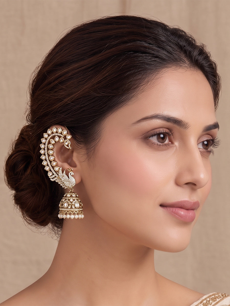 Rivanya Kanphool Earrings-Gold