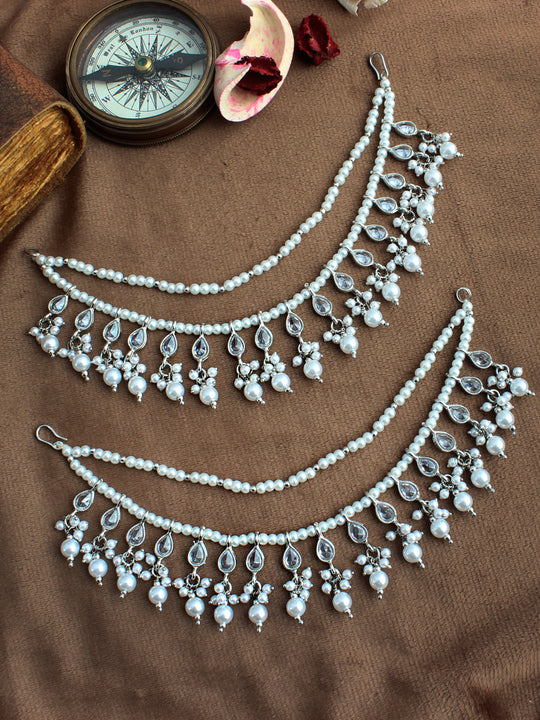 Tamanna Ear Chain-Silver