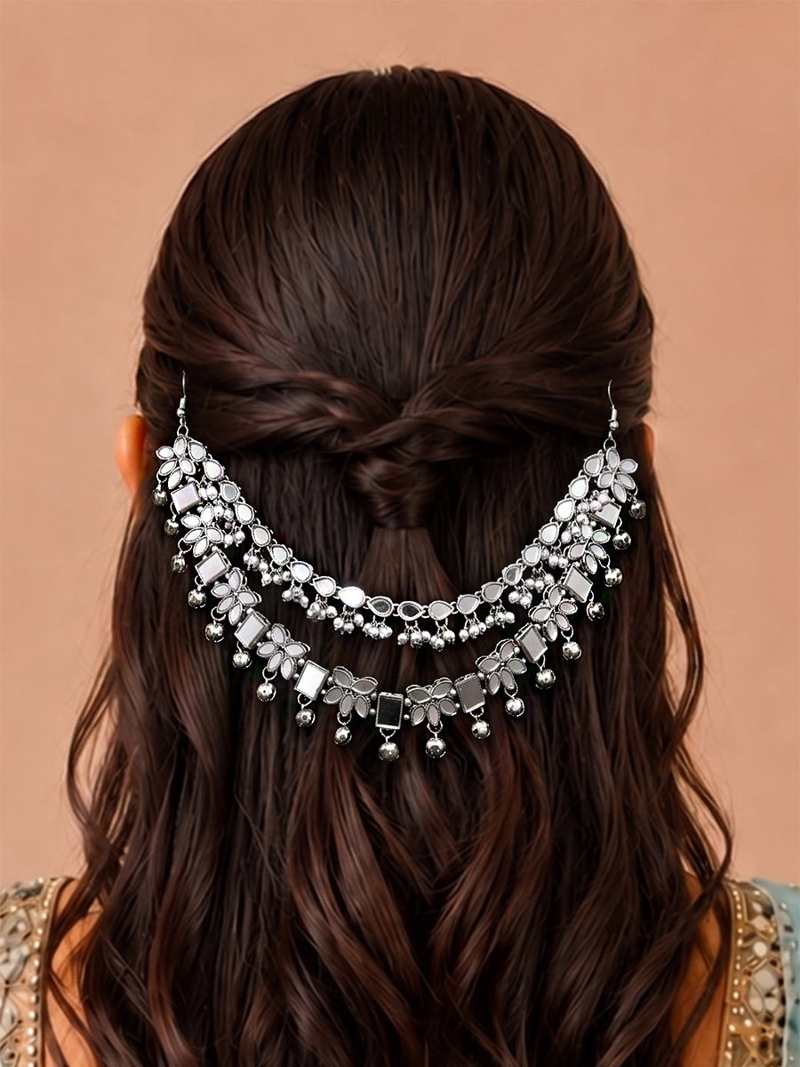 Pia Hair Bun Pin / Accessory-Silver