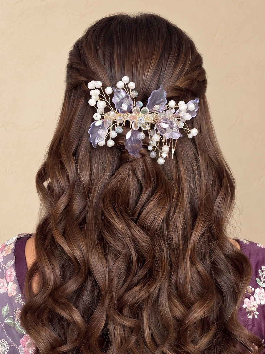 Hazel Hair Comb-Lavender