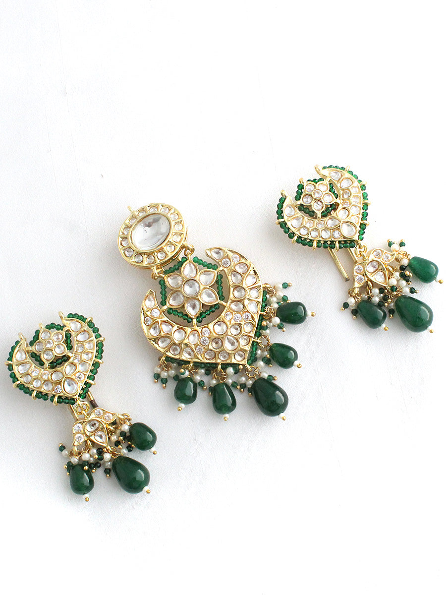 Mihira Bun & Braid Hair Accessory-Green