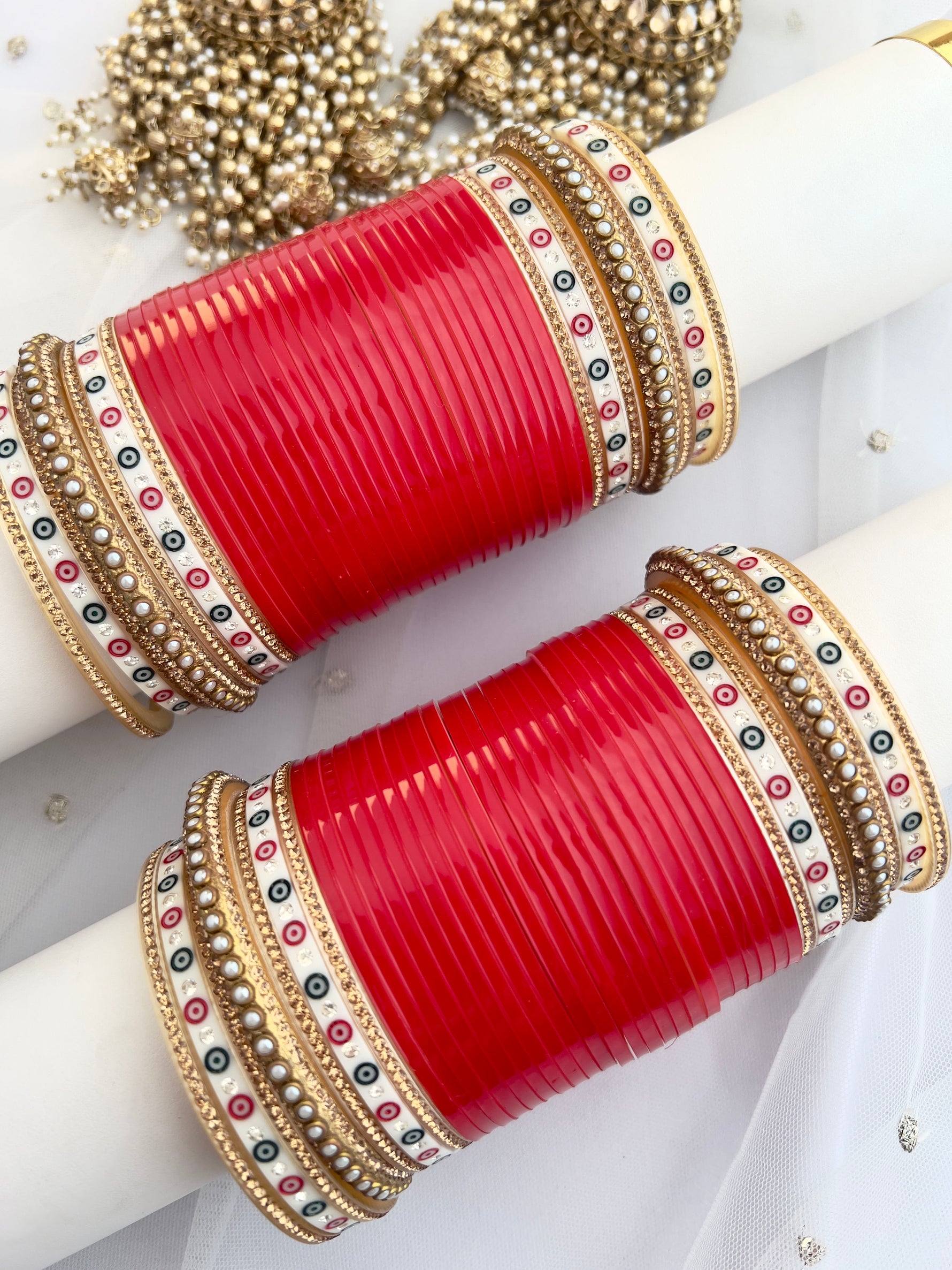 Mitashi Bridal Chuda-Red