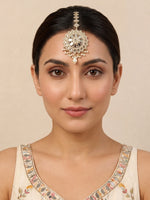 Nushrat Maang Tikka-Antiue Gold