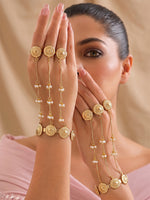 Amishi Hand Harness / Bracelet-Gold