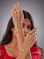 Amishi Hand Harness / Bracelet-Gold