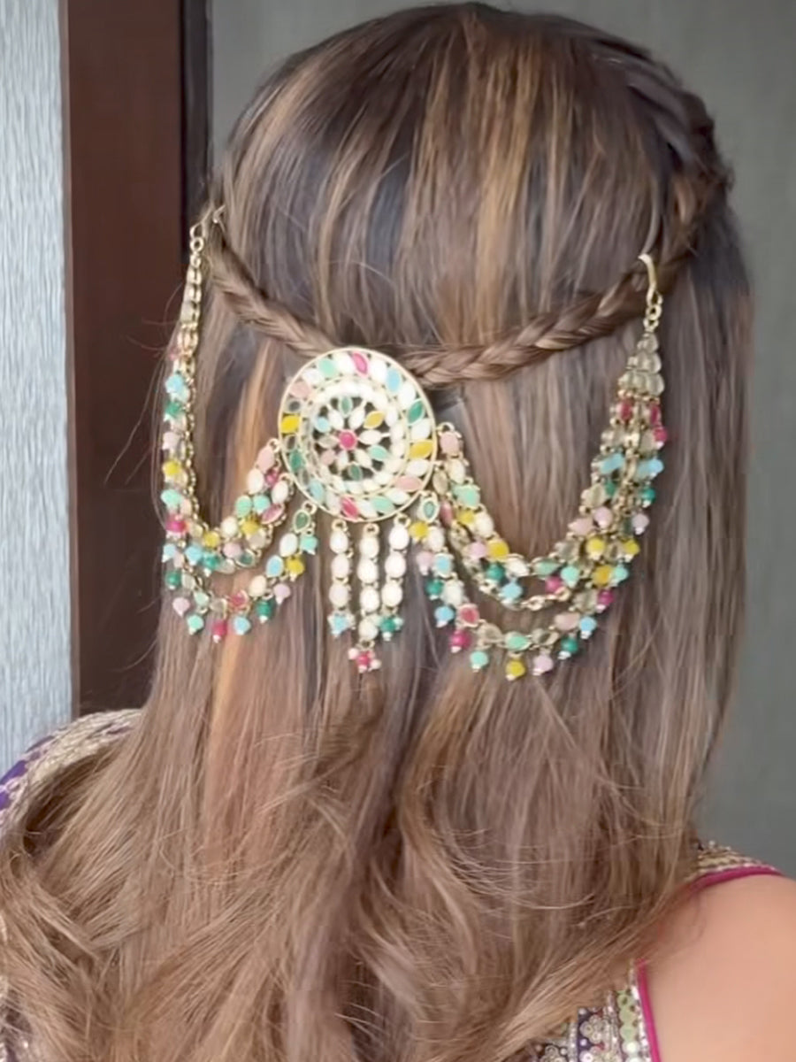 Rasika Mirror Hair Bun Pin