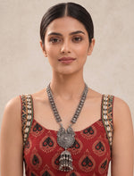 Mayuri Necklace-Antique Silver