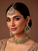 Avika Necklace Set-Grey