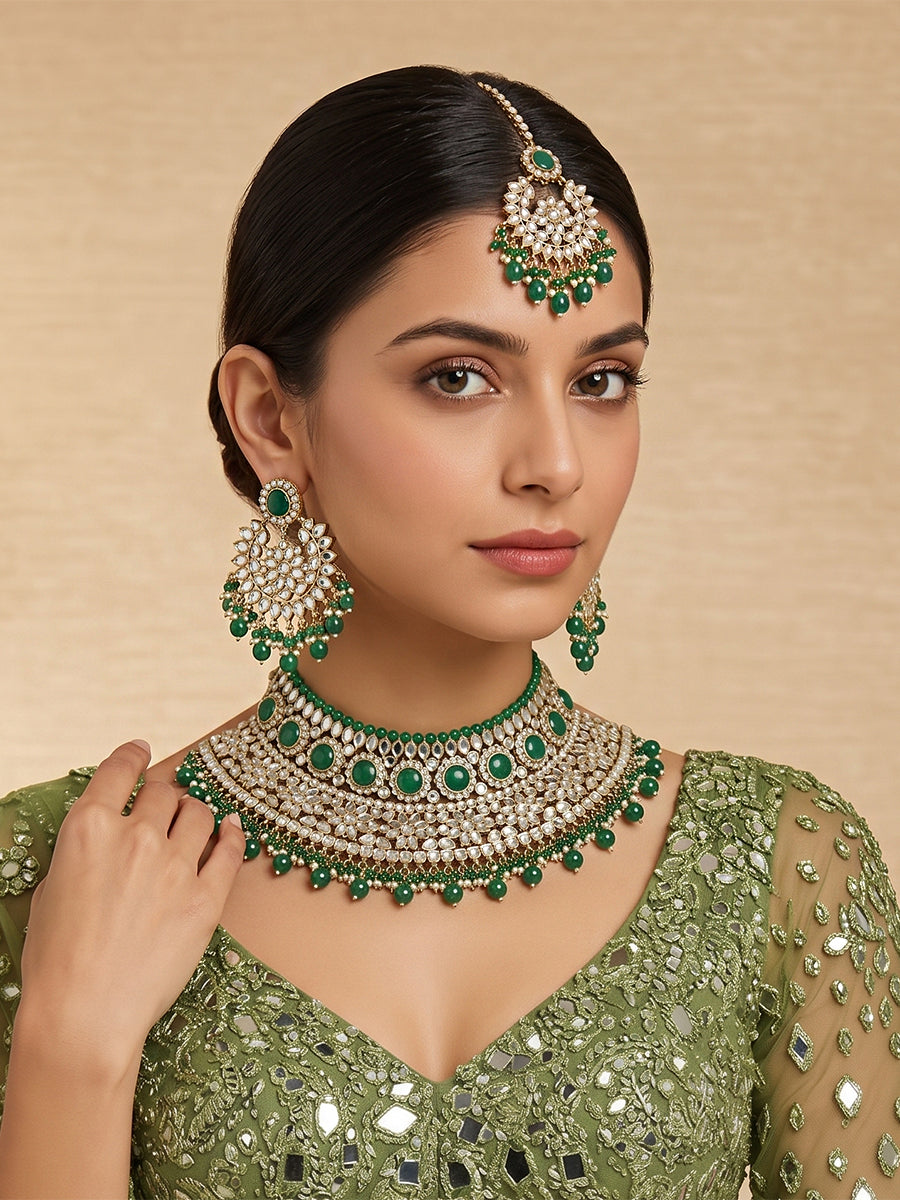 Keesha Mirror Necklace Set