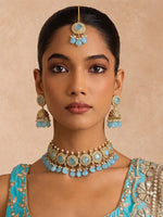 Saavi Necklace Set - Turquoise