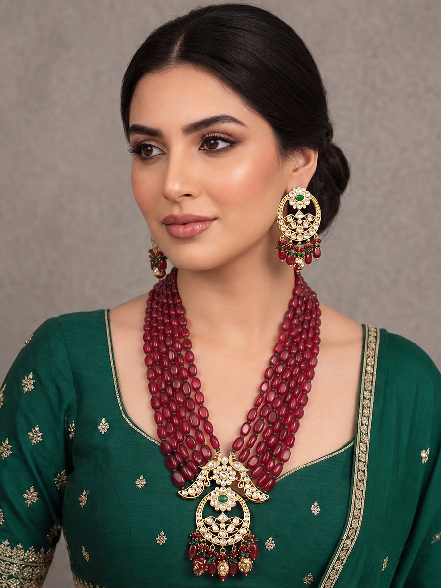 Akshara Long Necklace Set