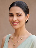 Maya Chain Necklace Set  - White