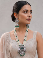 Priyal Necklace Set-Green