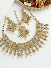 Nivanshi Necklace Set-Gold