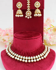 Damini Kundan Bib Necklace Set