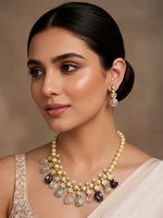 Drishti Necklace Set-Multicolor