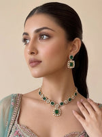 Amishi Necklace Set-Green