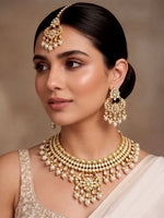Ruhika Necklace Set  - White