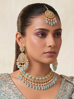 Aradhya Necklace Set - Paste Pink