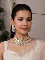 Yami Choker Necklace Set-Mint Green