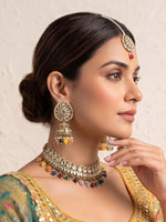 Shirin Mirror Necklace Set - Multi