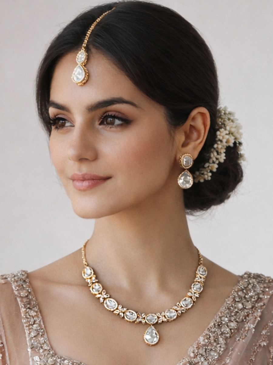 Shreya Bib Necklace Set