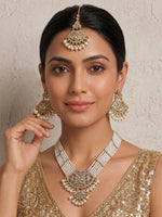 Ayeza Necklace Set-Gold
