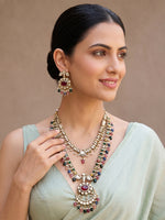 Shriya Layered Necklace Set - Multicolor
