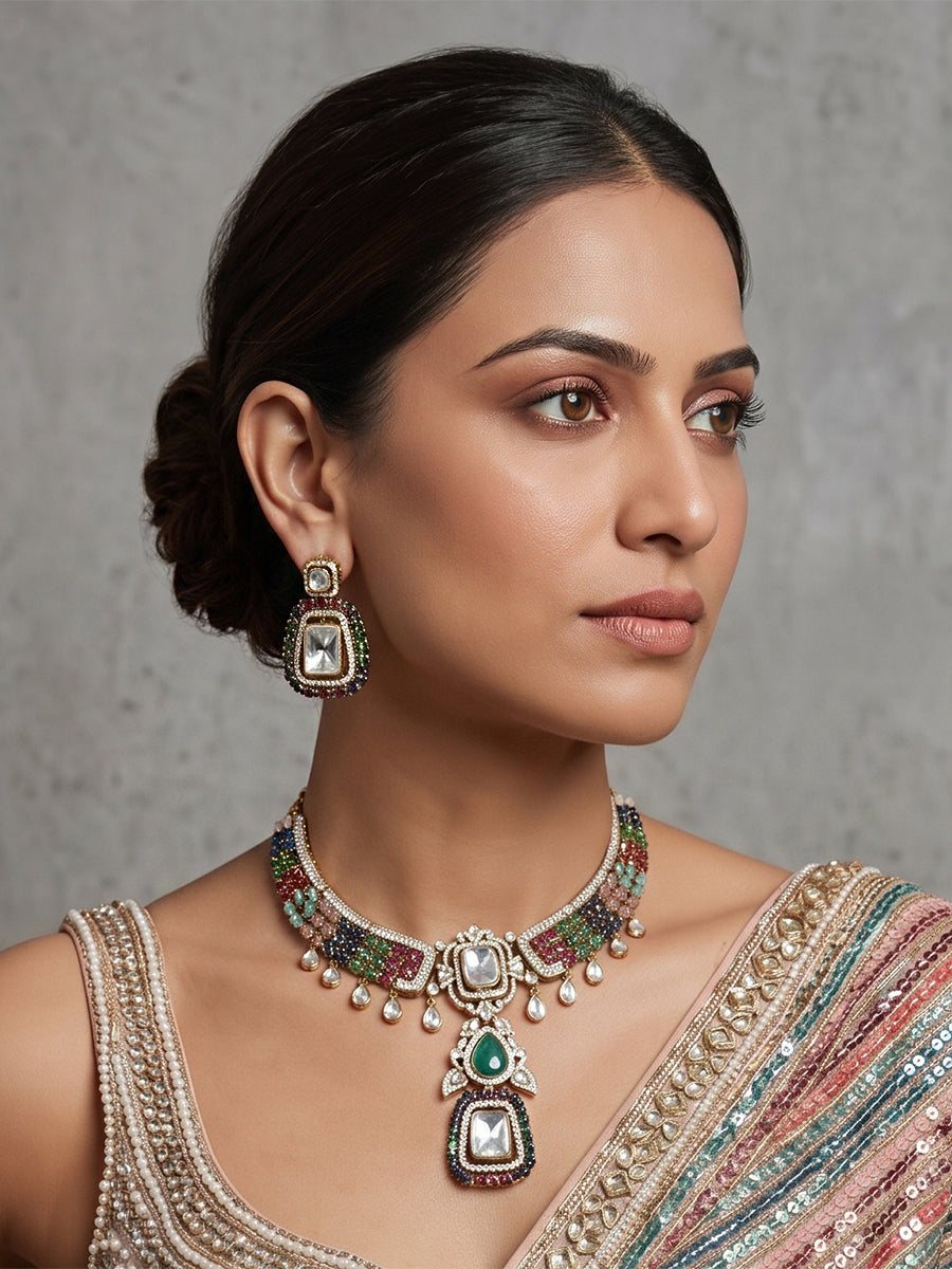 Vianshi Necklace Set-Multicolor
