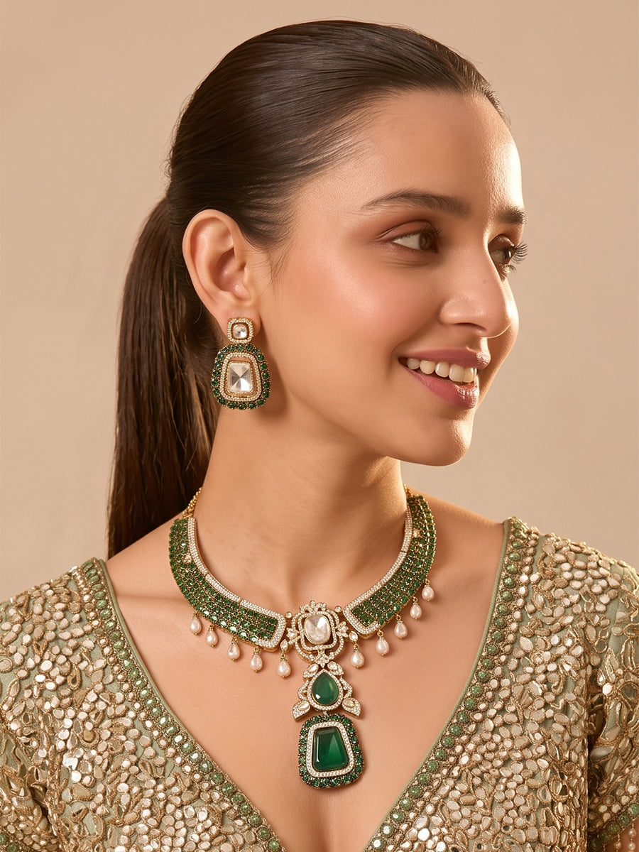 Vianshi Necklace Set-Green