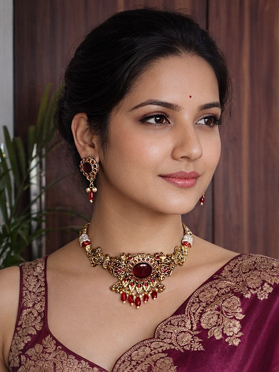 Karnika Choker Necklace Set