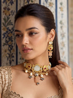 Maya Choker Necklace Set-Ivory
