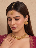 Amolika Necklace Set-Gold