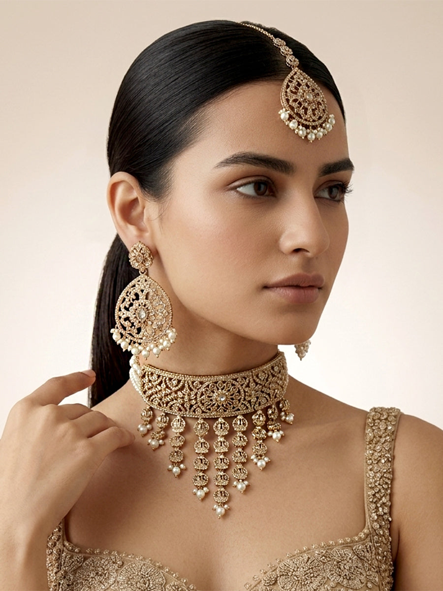 Navisha Choker Necklace Set