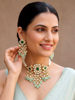 Kiara Necklace Set-Green