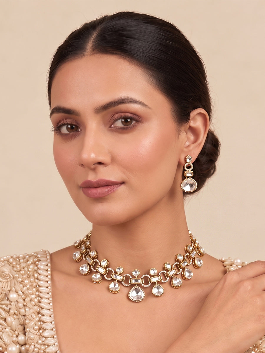 Kimaya Necklace Set-gold
