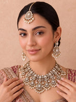 Kiyanvi Necklace Set-Gold