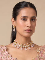 Kritya Choker Necklace Set-Pastel Pink