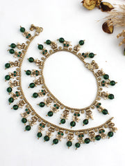 Rubina Anklet Payal-Green