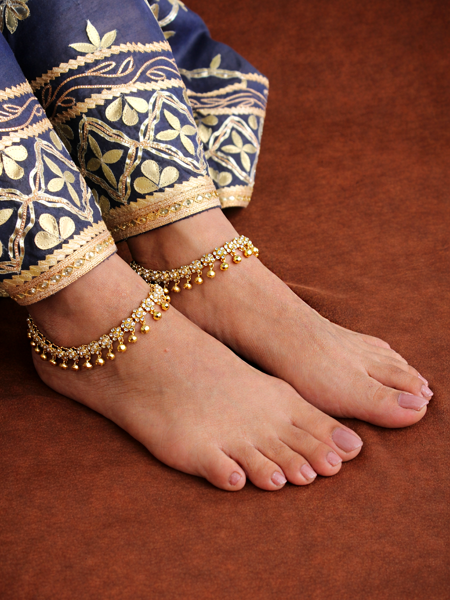 Falak Anklet Payal-Gold