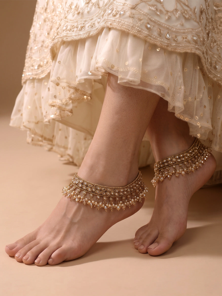 Kavisha Anklet Payal-Gold