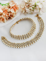 Mansha Anklet Payal -White